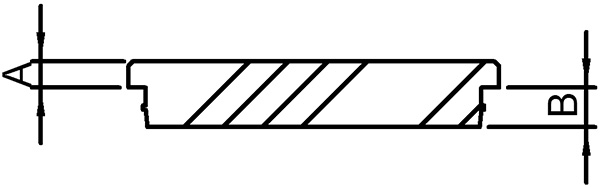 Stopfen flach V2A Vollmaterial für Ø 42,4x2,0 mm - dünne Ausführung verjüngt