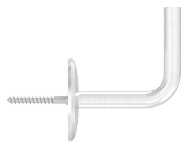 Handlaufhalter mit Ronde 70x5 mm zum Anschweißen V2A