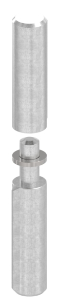 Anschweissband Edelstahl V2A L = 100 mm- Ø 14 mm- Bolzen Ø 8 mm- fester Stift-88-1156510-240.100