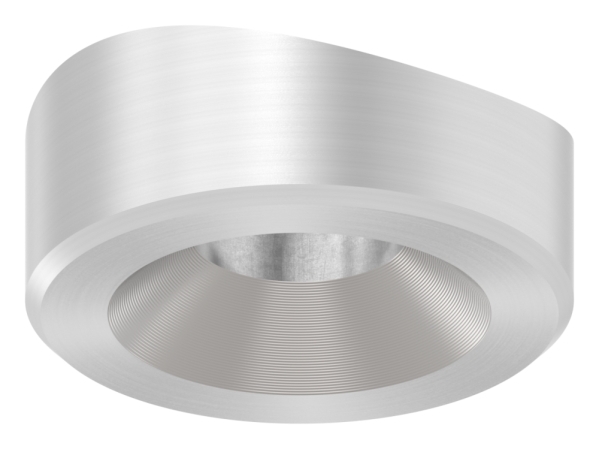 Ausgleichsstueck Ø 18mm fuer Rundrohr Ø 42-4mm mit Senkbohrung 6-5 mm- V2A-88-1151341-240.42