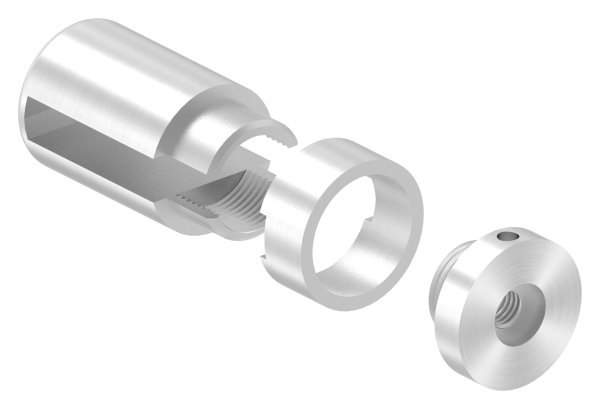 BRENK-fix® Grundhalter für Flachstäbe 40 x 8mm, V2A