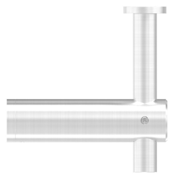Handlaufhalter mit Halteplatte für flachen Anschluss V2A