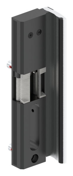 Elekterischer Oeffner- MODULEC-SA-E - stomlos geschlossen- in Aluminium silber-88-1159635-ALU.E