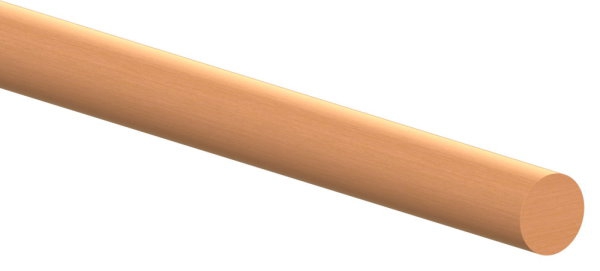 Holzhandlauf Buche, Ø 42 mm Länge 1000 mm