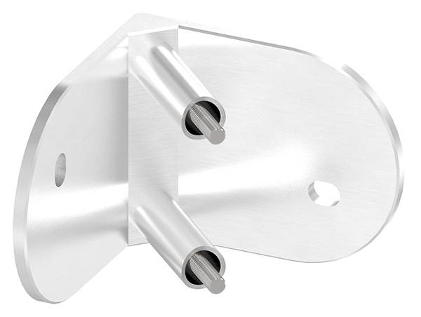 Wandbefestigung für Geländerpfosten 90° Innenecke für Rohr 42,4 mm
