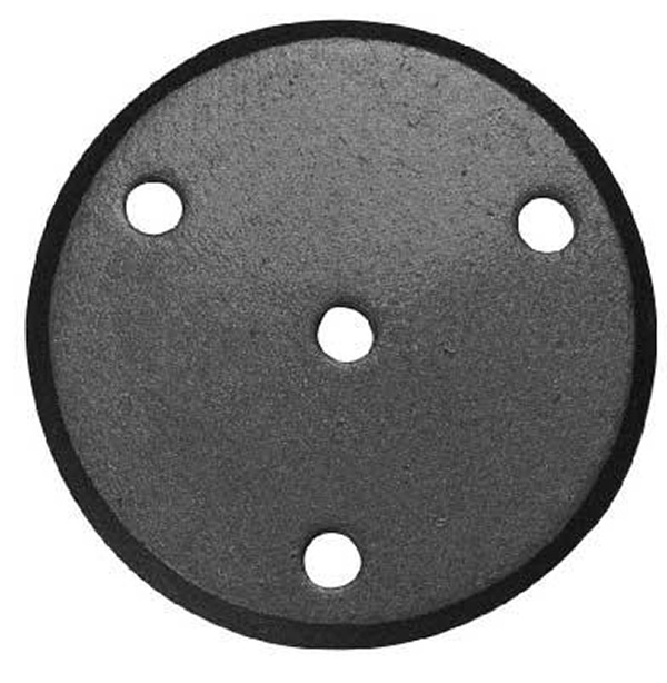 Rosette / Zierteil |  Ø 100x6 mm | Stahl (Roh) S235JR