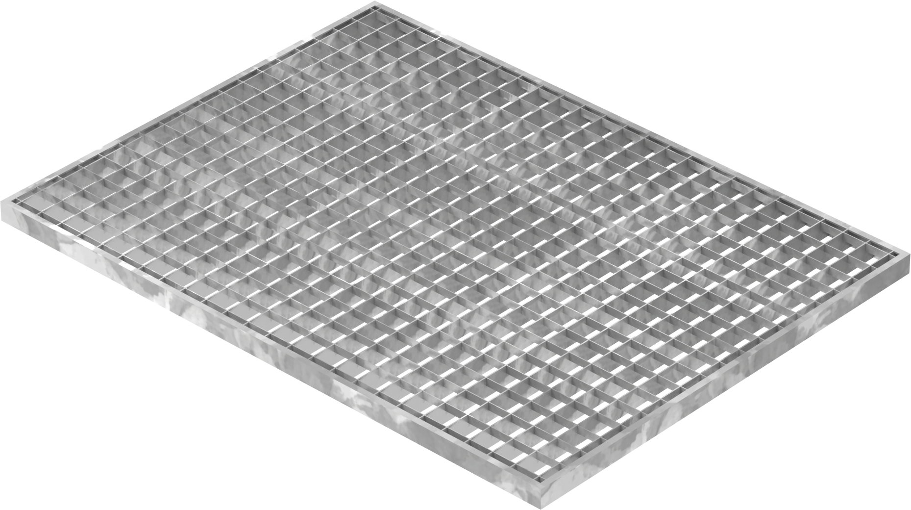 Lichtschachtrost Baunormrost - Masse-  590x790x25 mm 30-30 mm - aus S235JR -St37-2- im Vollbad feuerverzinkt-23-59793025.7
