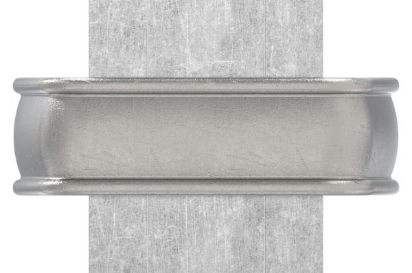 Bund - 100 Stueck - Material- 14x3 mm - Innenmass- 23x24 mm - Stahl -Roh- S235JR-30-6711-100.8