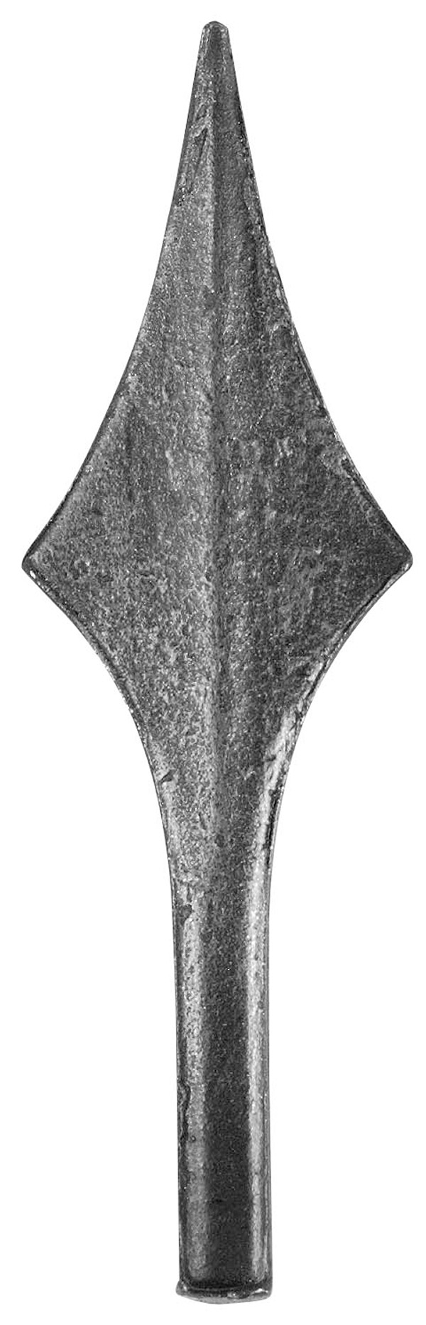 Zaunspitze 12x12 mm Hoehe 160 mm - Stahl S235JR- roh-30-2509.8