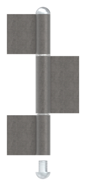 Konstruktionsscharnier Stahl 240 mm 3-teilig Typ K08-88-11550.240