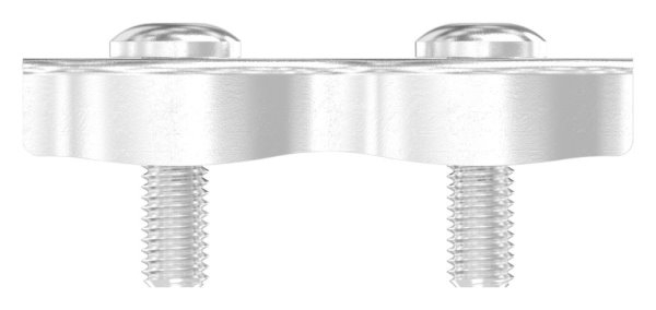 Duplexklemme | für Seil Ø 8 mm | V4A