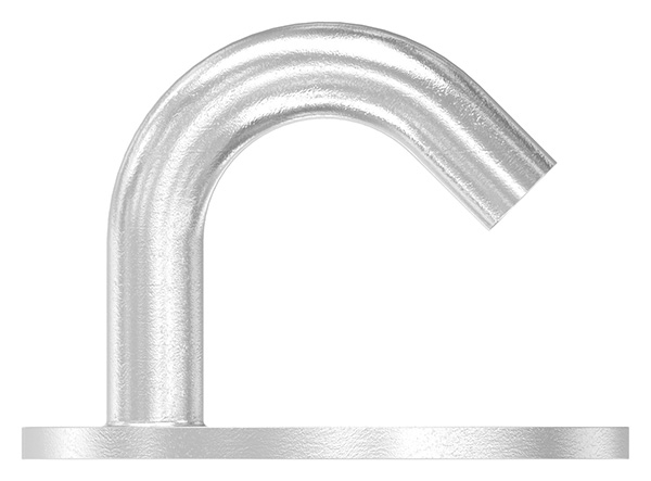 Befestigungsoese Edelstahl V4A 8 mm mit runder Platte- 2 Bohrungen-88.11100076008