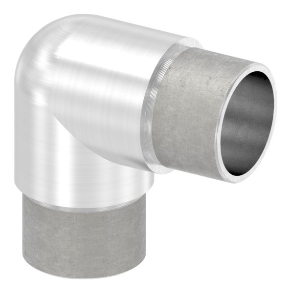 Eckbogen 90° eng- fuer Rundrohr Ø 33-7x2-0 mm V2A-11-3620.4