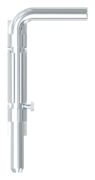 Bodenschieber - Torriegel - Laenge- 200 mm - verzinkt - zum Anschrauben-30-3860.8