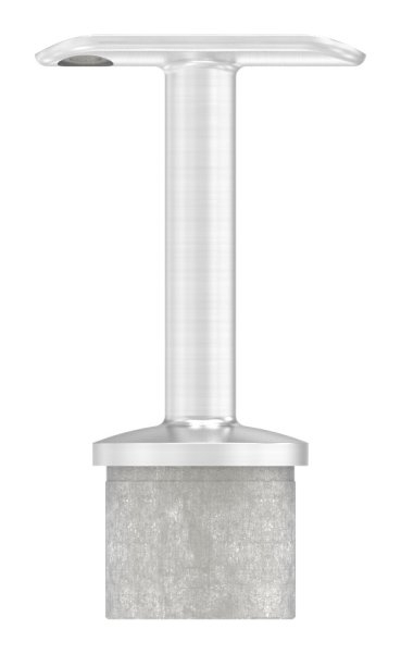 Rohrabschlussstopfen V4A fuer Rohr Ø 42-4 mm- Stift Ø 14 mm fuer LED Handlauf-88-1160421-V4A-25.LED