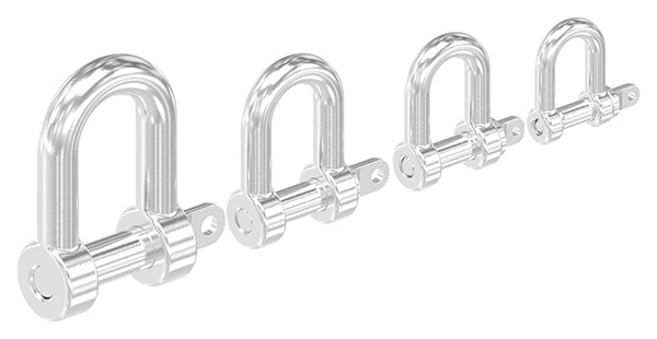 Schäkel | für Seil Ø: 6 mm | V4A