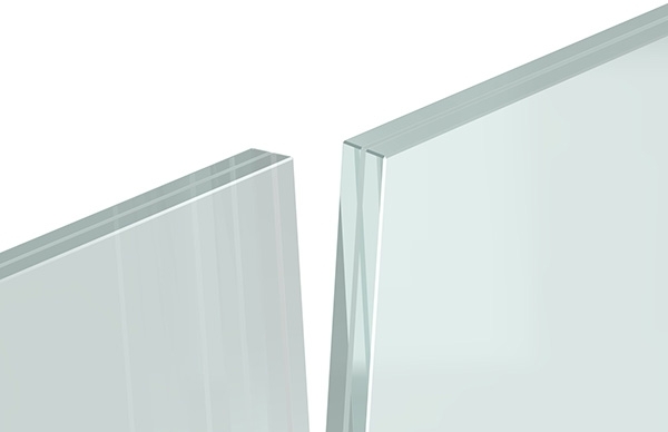 Glasklemme Doppel Glasscheibe  12,76 mm - 13,52 mm