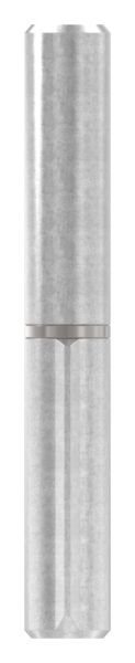 Anschweissband Edelstahl V2A L = 100 mm- Ø 14 mm- Bolzen Ø 8 mm- fester Stift-88-1156510-240.100