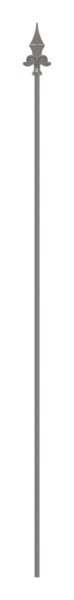 Zaunstab Länge: 1200 mm Material Ø 12 mm + Spitze Stahl S235JR, roh