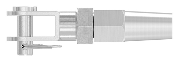 Gabelterminal zur Selbstmontage | Für Seil Ø 5 mm | V4A