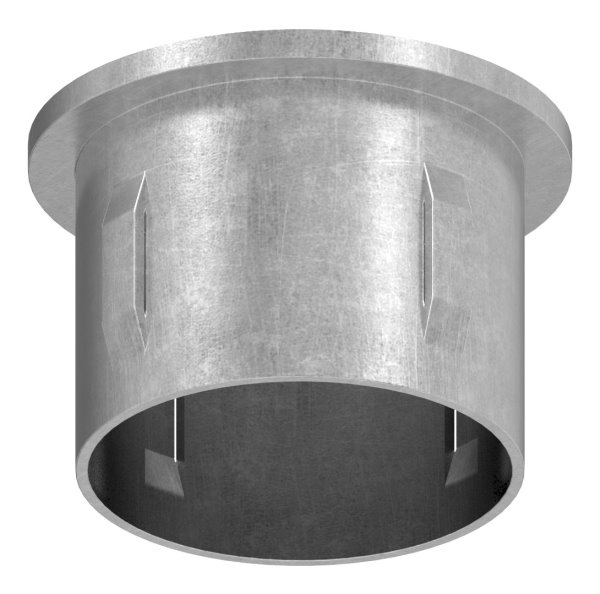Stahlstopfen | flach | für Rohr Ø 42,4 x 3,0-3,5 mm | Stahl (Roh) S235JR