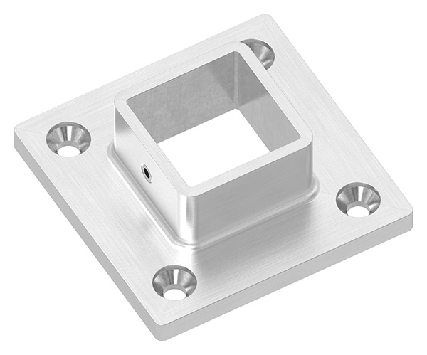 Wand- u. Bodenanker 30 x 30mm, V2A