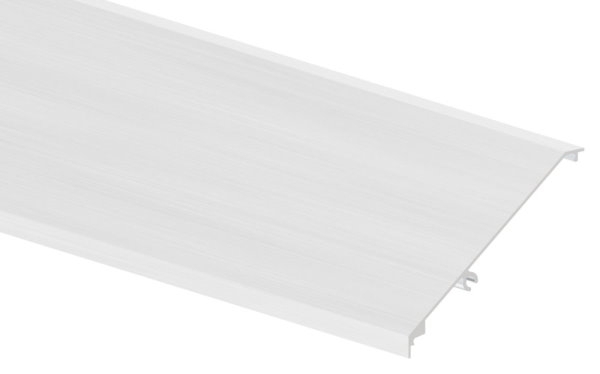 Abdeckung Aluminium L = 2405 mm fuer Vordach-Profil eleganza canopy eloxiert E4-EV1-88-11VDE-AB-2400.ALU