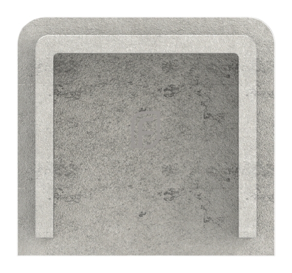 Endkappe fuer Edelstahl-U-Profil -EASY- 80530-XXX- V4A-88-1180530-V4A.EK