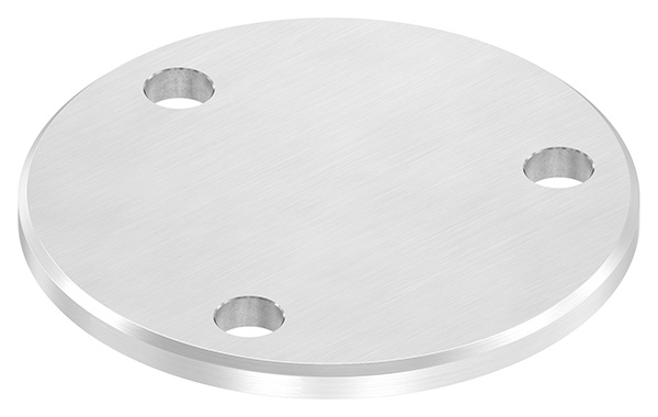 Ankerplatte | Maße: 100x6 mm | Längsschliff + Fase | V2A