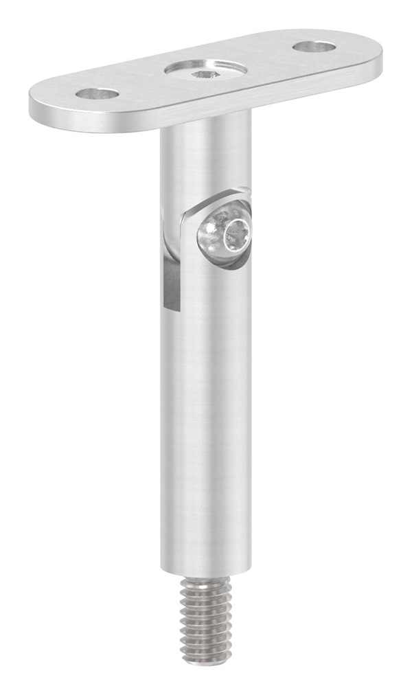 Gelenkstift mit Halteplatte | Anschluss: flach | V2A