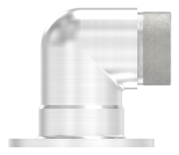 Wandhalter 90° kurz für Rundrohr Ø 42,4x2,0 mm | V2A
