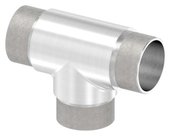 T-Stueck V2A fuer Rohr Ø 42-4 x 2-0 mm steckbar-11-3676.4
