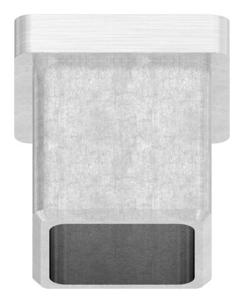 Endkappe für Rohr 25x25x2,0 mm zum Kleben V4A