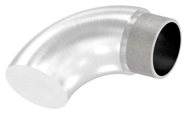 Endstück 90° flach, für Rohr 40,0 x 2,0mm