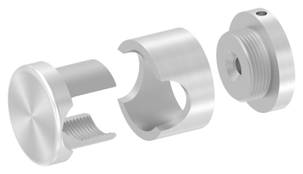 BRENK-fix® Grundhalter für Stäbe Ø 20mm, ALU