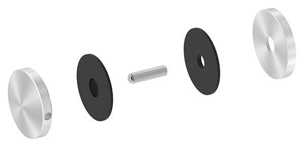 Ober- und Unterteil Ø 52mm zu BRENK-fix®-Halter, ALU