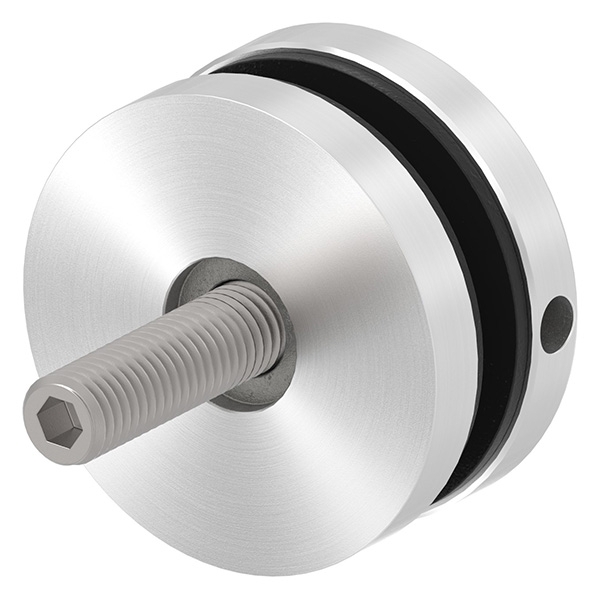 Glaspunkthalter Ø 52 mm- V2A- Anschluss- Flach -mit abP-10-5100.4