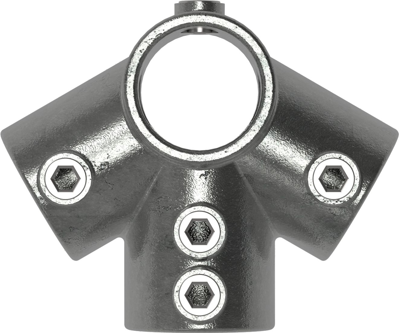 Rohrverbinder | Firststück 27,5° | 191A27 | 26,9 mm | 3/4" | Feuerverzinkt u. Elektrogalvanisiert