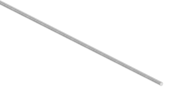 Rundmaterial,  6mm, ungeschliffen, Länge: 3000mm Edelstahl