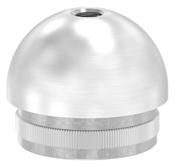 Rohrstopfen mit M8 Gewinde, für Rohr 42,4 x 2,5mm, V2A