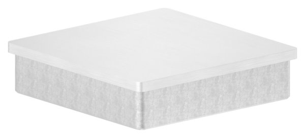 Einsteckkappe, für Rohr 100 x 100 x 2,0mm, V4A
