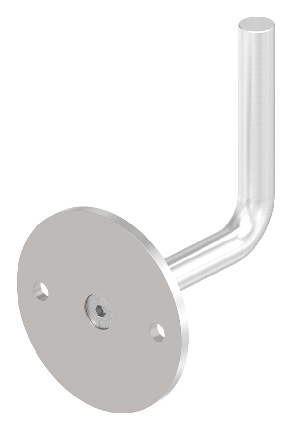 Handlaufhalter Ronde 70 x 4 mm mit Bügel 12 mm V2A