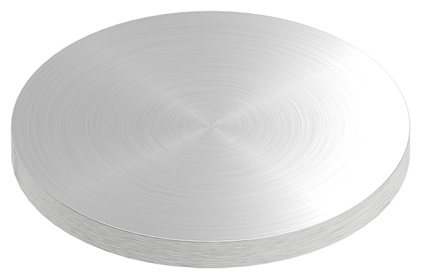 Ronde | Maße: Ø 100x8 mm | mit Rundschliff | V2A