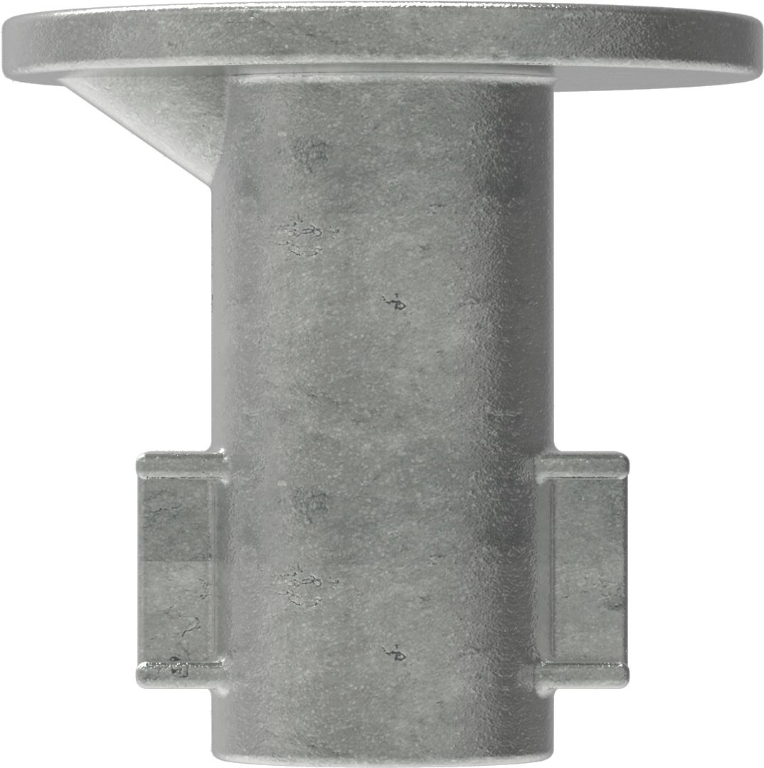 Rohrverbinder - Bodenhuelse - 134B34 - 33-7 mm - 1- - Feuerverzinkt u. Elektrogalvanisiert-134B34