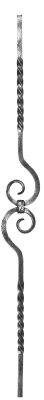 Zierstab | Länge: 900 mm | Material: 12x12 mm | glatt | Stahl (Roh) S235JR