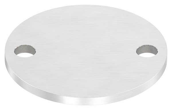 Ankerplatte Maße: 100x6 mm Längsschliff V2A