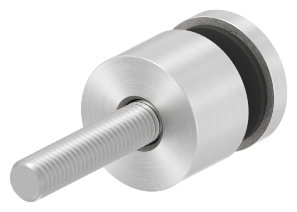 Glaspunkthalter Edelstahl V2A Ø 16 mm Klemmbereich 4-0-8-0 mm Anschluss flach geschliffen Korn 240-88-1160261.240