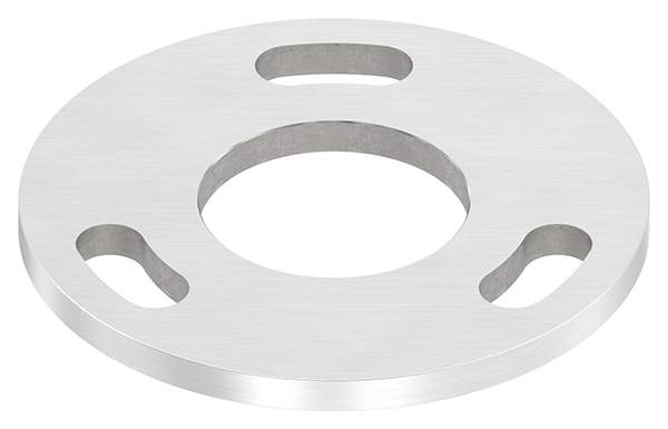 Ankerplatte Maße: Ø 100x6 mm Mittelbohrung: Ø 43 mm V2A