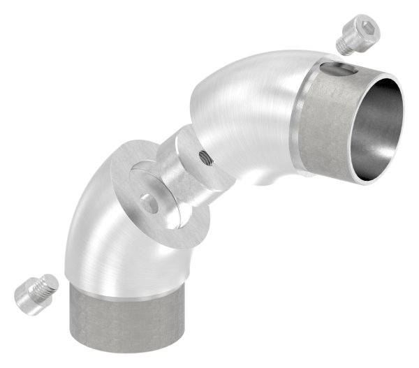 Rohrbogen verstellbar, für Rundrohr Ø 48,3x2,0 mm V2A