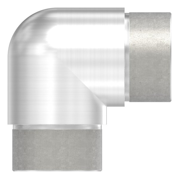 Eckbogen 90° eng, für Rundrohr Ø 42,4x2,0 mm V4A
